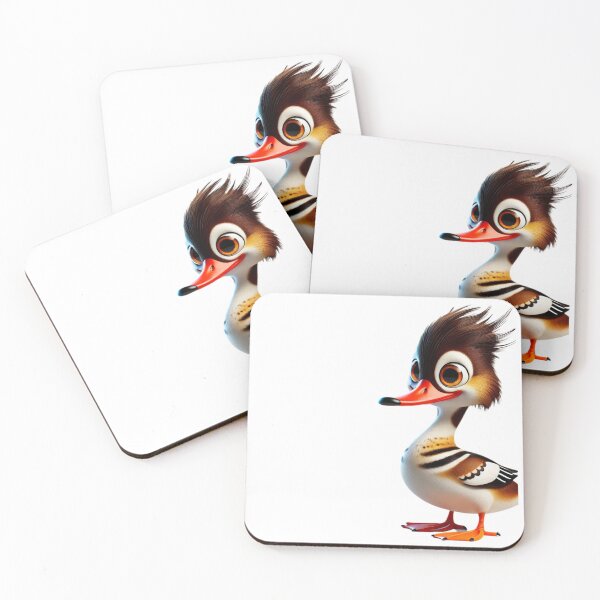 Item preview, Cute Merganser Duck designed and sold by Sillytoe.