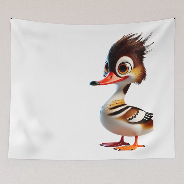 Item preview, Cute Merganser Duck designed and sold by Sillytoe.