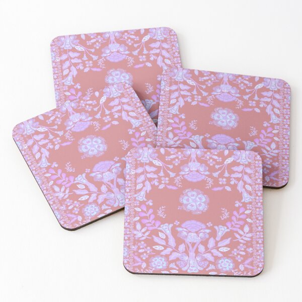 Item preview, Folk Floral Tapestry designed and sold by Loomandlorebyh.