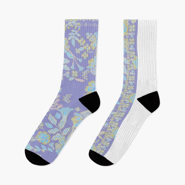 Item preview, Folk Floral Tapestry designed and sold by Loomandlorebyh.