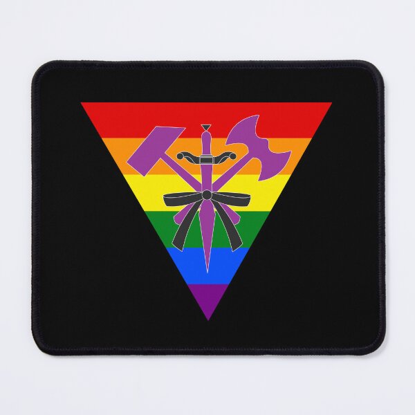 Item preview, People's Revolutionary Front's Queer Caucus Logo (Rainbow) designed and sold by RedStarCC.