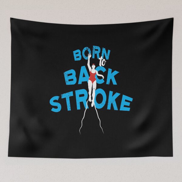 Item preview, Womens Born To Backstroke 2 Swimmer designed and sold by oberdoofus.