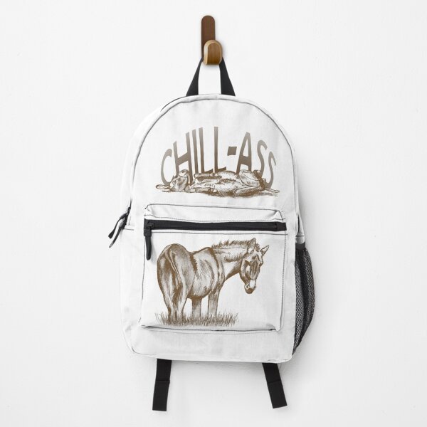 Item preview, Drawing of a donkey rolling on the ground - brown colorized version with English text designed and sold by SylvieG18.