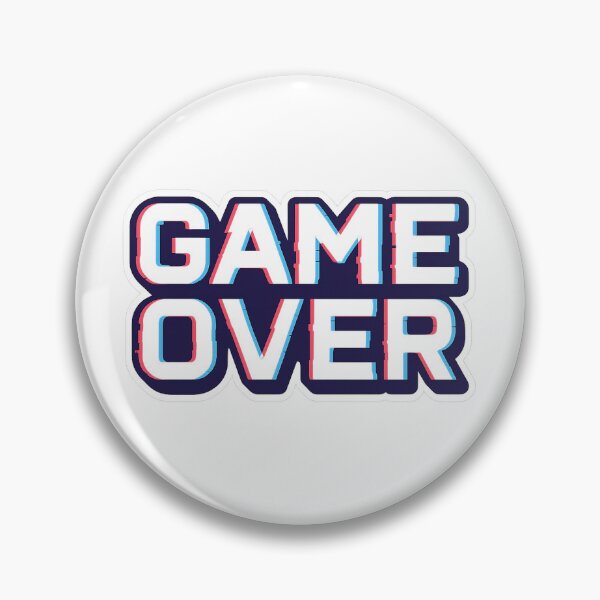 Item preview, Game Over Glitch designed and sold by CheckpointShop.