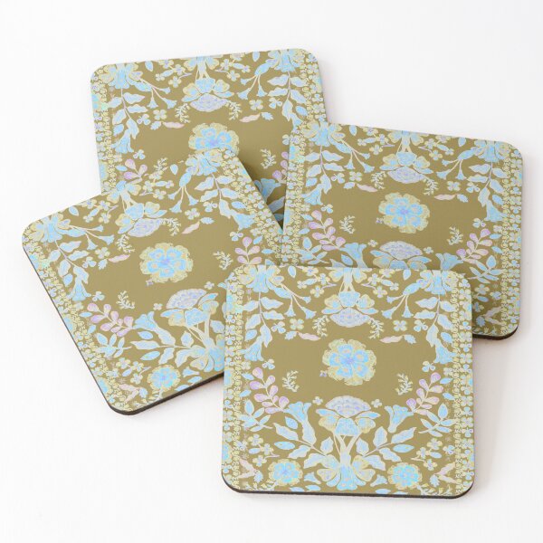 Item preview, Folk Floral Tapestry designed and sold by Loomandlorebyh.