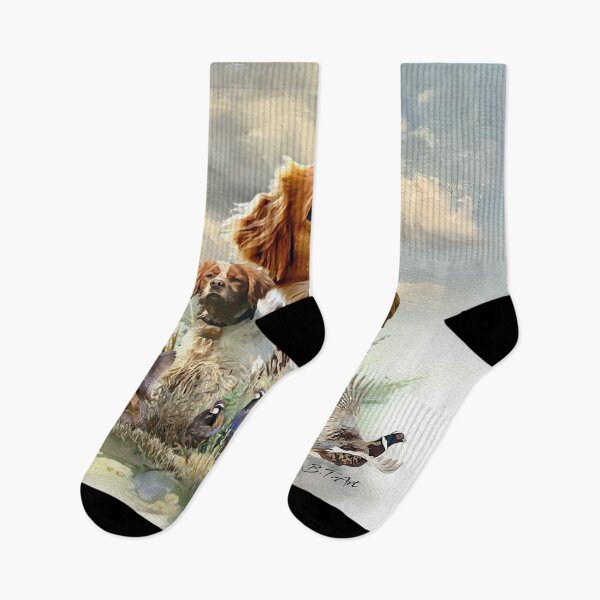 Item preview, Brittany Spaniels , French Brittany , Bird dog  designed and sold by TammyHunterArt.