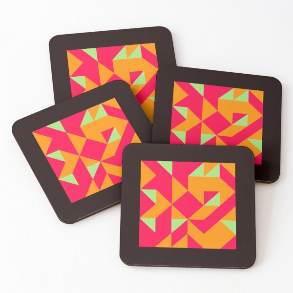 Item preview, Autumn Abstract- Orange, Red & Green Pattern designed and sold by Novel Works Studio.