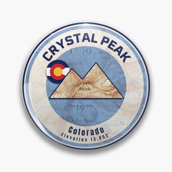 Item preview, Colorado Mountain Sunset Map - Crystal Peak designed and sold by Willz Designz.