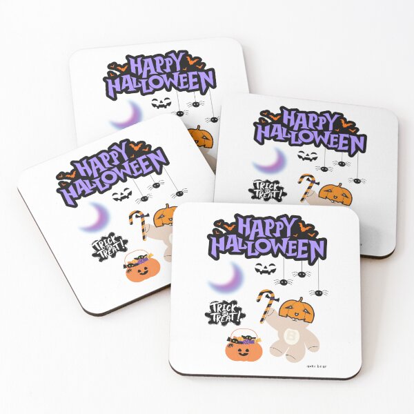 Item preview, Mono Bear Halloween Graphic – Pumpkin Head Bear Trick or Treat designed and sold by mintmono-studio.