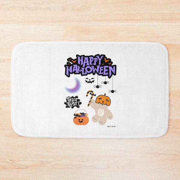 Item preview, Mono Bear Halloween Graphic – Pumpkin Head Bear Trick or Treat designed and sold by mintmono-studio.