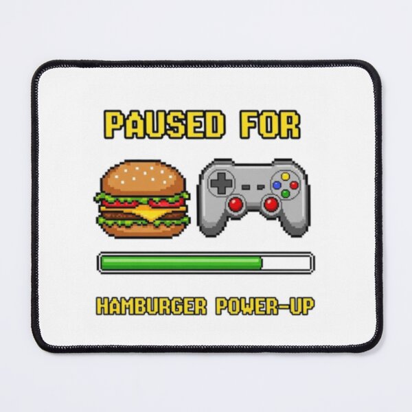 Item preview, Hamburger Pixel art retro gaming gamer 8 bit level up food funny prank weird foodie lover designed and sold by CheeseBlueprint.
