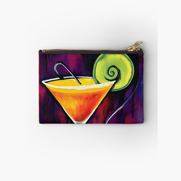 Item preview, Raise a Glass to Halloween with Festive Cocktails Pumpkins and Spiraling Color designed and sold by OlfactoART Studio.