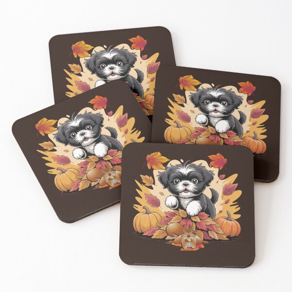 Item preview, Shih Tzu Dog Fall Season designed and sold by tamdevo1.
