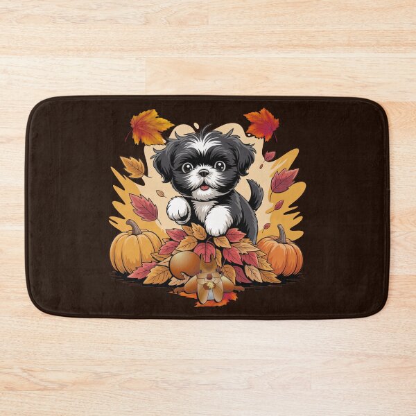 Item preview, Shih Tzu Dog Fall Season designed and sold by tamdevo1.