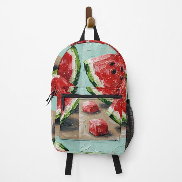 Item preview, Red watermelon in acrylic colors, harmonious and delicious colors reflect the beauty of the fruits and provide beautiful visual nutrition. designed and sold by jotcar.
