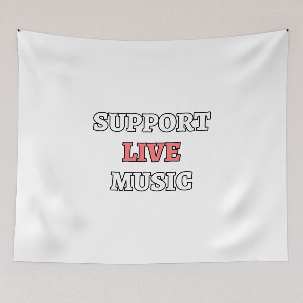 Item preview, Support Live Music designed and sold by Inspirationmotivation.