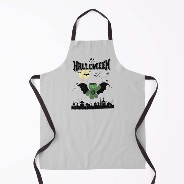 Item preview, Mono Bear Halloween Graphic – Frankenstein Bear in Graveyard designed and sold by mintmono-studio.