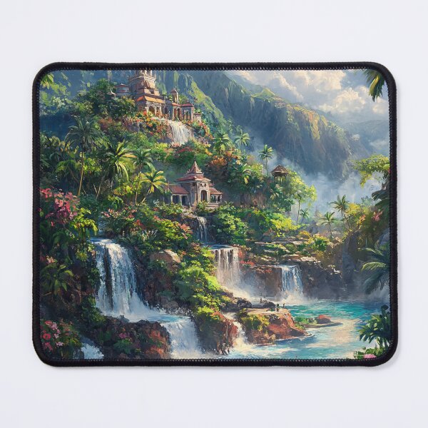 Item preview, Waterfall City designed and sold by Awesome-Artwork.