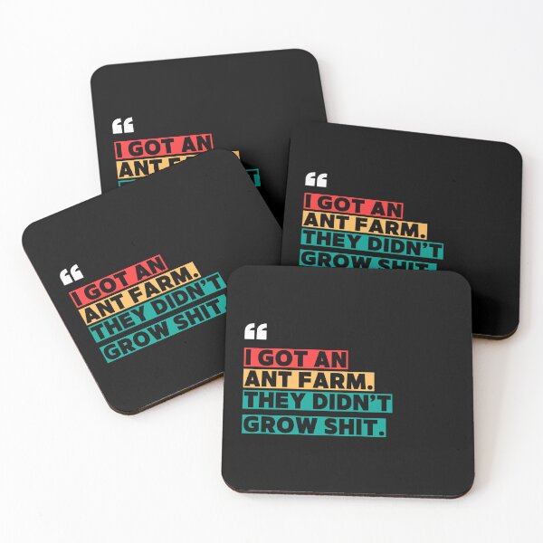 Item preview, Ant Farm Joke – Sarcastic Quote Typography designed and sold by Chill or Not.