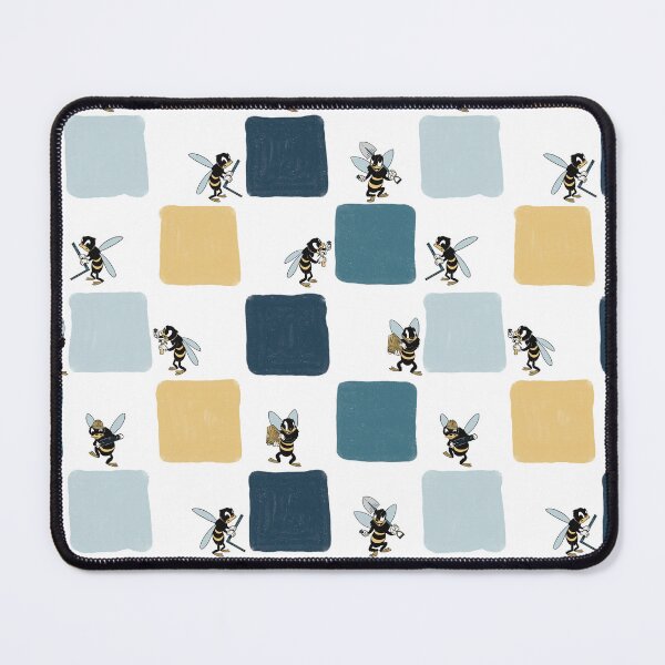 Item preview, Seabee Construction Bees Checkered Squares designed and sold by Miwhi’s Shop.
