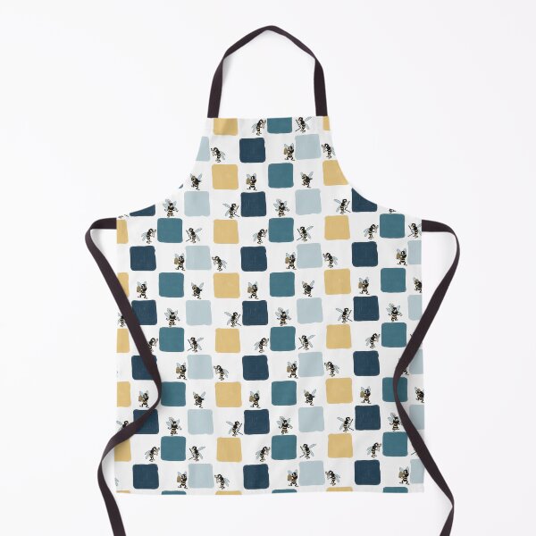 Item preview, Seabee Construction Bees Checkered Squares designed and sold by Miwhi’s Shop.