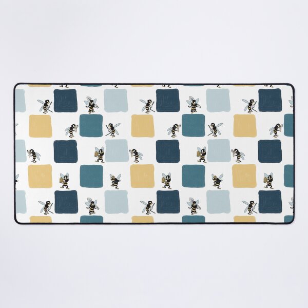 Item preview, Seabee Construction Bees Checkered Squares designed and sold by Miwhi’s Shop.