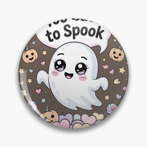 Item preview, Adorable Ghost Says Too Cute to Spook designed and sold by Jessica Becker.