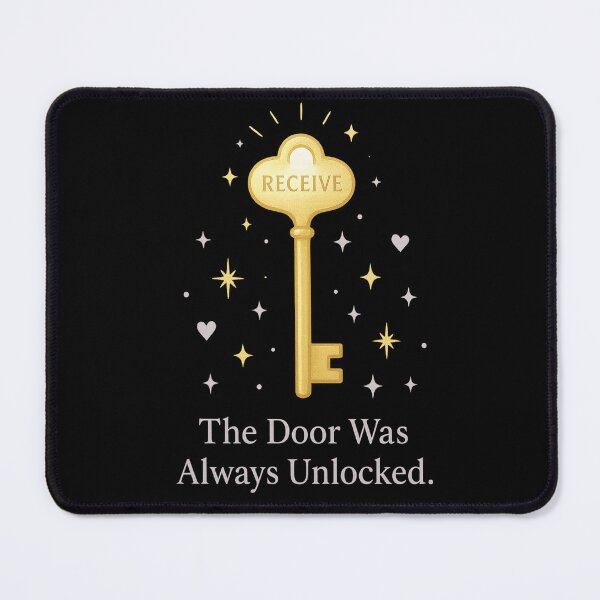 Item preview, The Door Was Always Unlocked | Golden Key Manifestation Sticker & Printable Wall Art | Printable Sticker designed and sold by HerDreamCodes.