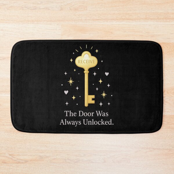 Item preview, The Door Was Always Unlocked | Golden Key Manifestation Sticker & Printable Wall Art | Printable Sticker designed and sold by HerDreamCodes.