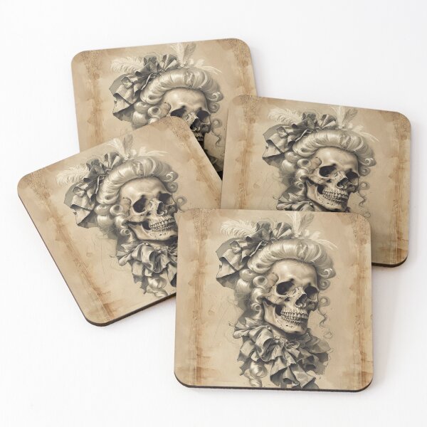 Item preview, Rococo Skull – Antique skull with wig designed and sold by Antik by Schulz.