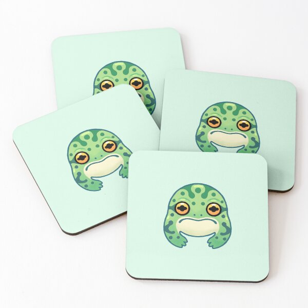 Item preview, Cute Grumpy Frog Face designed and sold by Tami Wicinas.