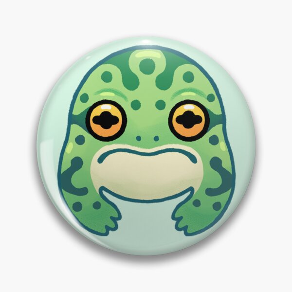 Item preview, Cute Grumpy Frog Face designed and sold by Tami Wicinas.