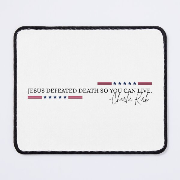 Item preview, Charlie Kirk remembrance quote designed and sold by bsubdesigns.
