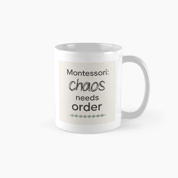 Item preview, Minimal Modern Montessori – Chaos Needs Order designed and sold by MforMontessori.