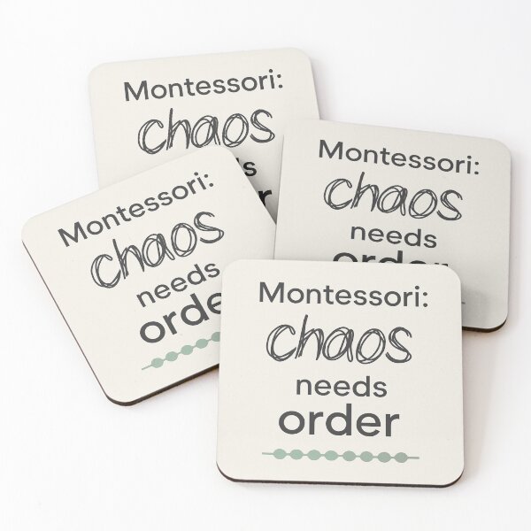 Item preview, Minimal Modern Montessori – Chaos Needs Order designed and sold by MforMontessori.