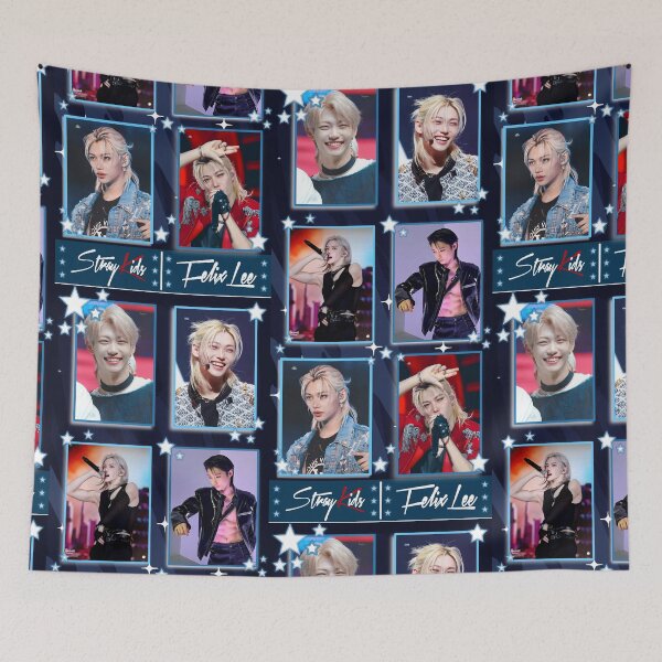Item preview, SKZ: Póster de fan de Felix designed and sold by RJLenore.