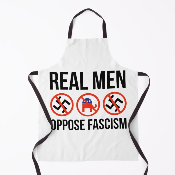 Item preview, Real men oppose fascism  designed and sold by Rachel the Artist .