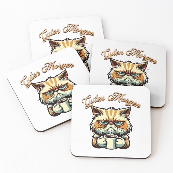 Item preview, Good morning cat grump designed and sold by Alpina-Design.