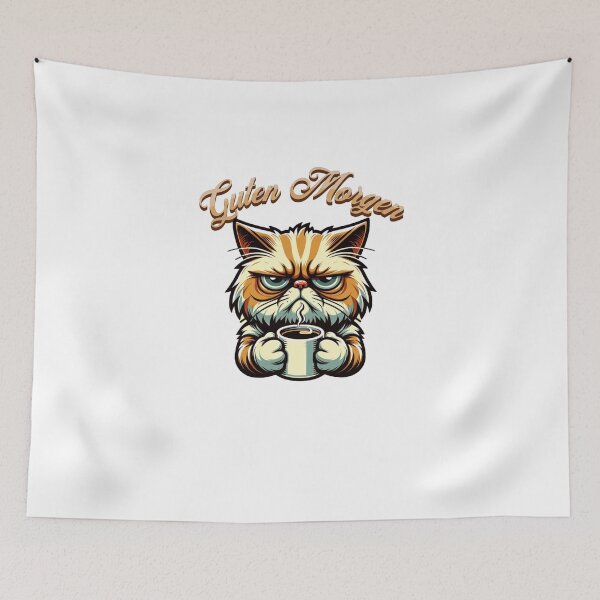 Item preview, Good morning cat grump designed and sold by Alpina-Design.