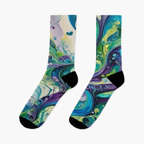 Item preview, Green Swirls designed and sold by ViaARTfactory.