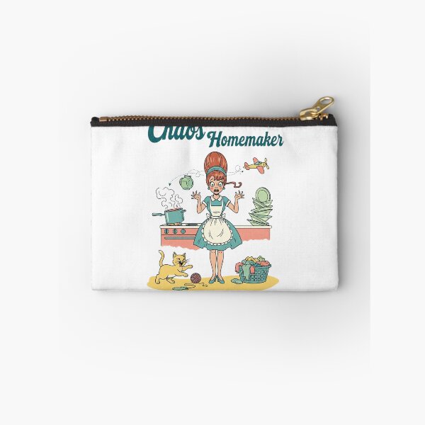 Item preview, Vintage Retro Housewife Chaos Kitchen Funny Illustration designed and sold by Pitujuck Kachanond.