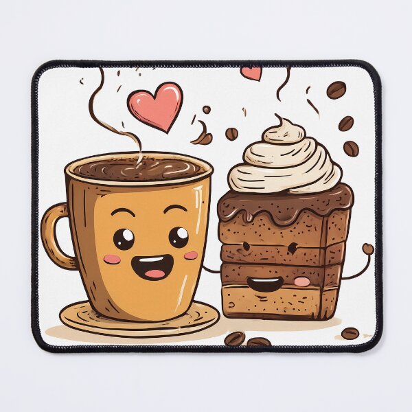 Item preview, Funny coffee and cake lover design designed and sold by AICATCHVISUALS.