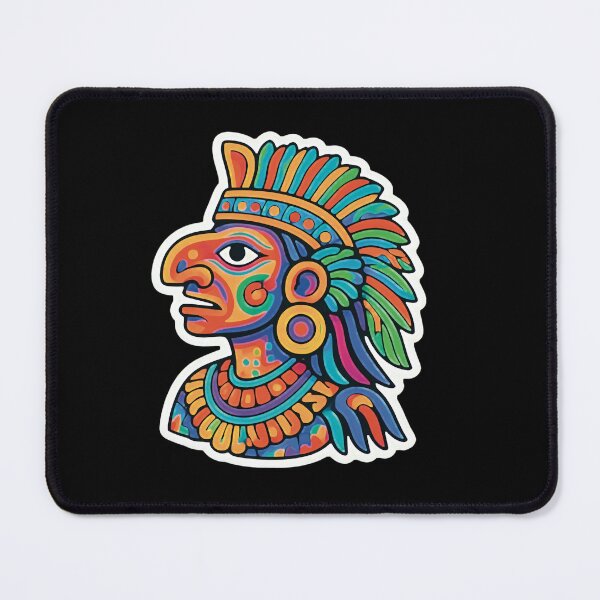 Item preview, Pre-Columbian tribal chief sticker designed and sold by Origen88.