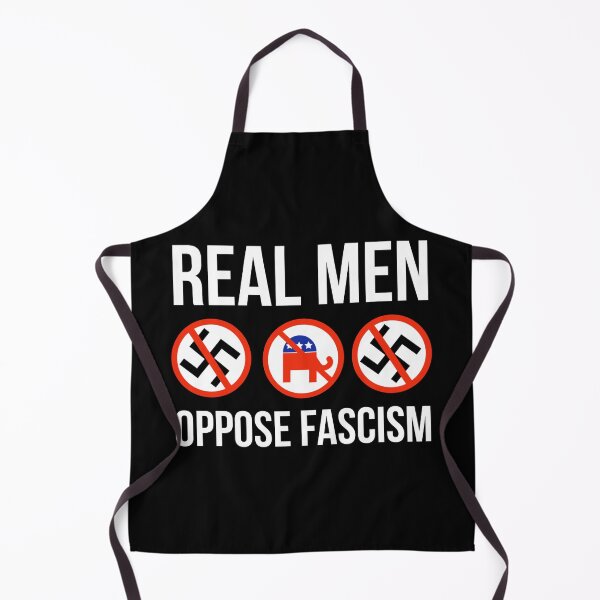 Item preview, Real men oppose fascism  designed and sold by Rachel the Artist .