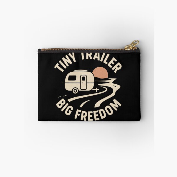 Item preview, Tiny Trailer, Big Freedom T-shirt designed and sold by AdelStore.