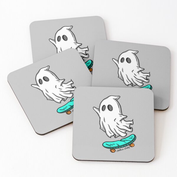 Item preview, Halloween Skater Ghost | Cool Spooky Art designed and sold by Charco.Store – Bold Expressive Graphics & Alt Streetwear Art.