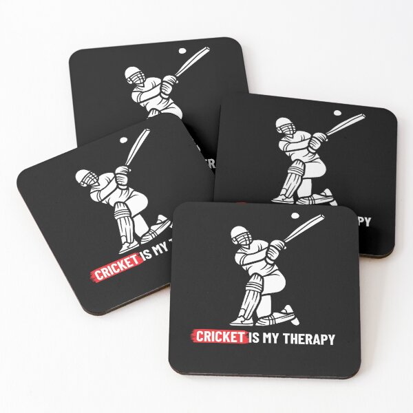 Item preview, Cricket Is My Therapy T-Shirt – Bold Cricket Fan Graphic Tee designed and sold by Roaring Play.