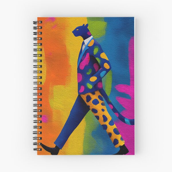 Item preview, Vibrant Abstract Leopard Street Art – Modern Anthropomorphic Painting designed and sold by Gino By Design.