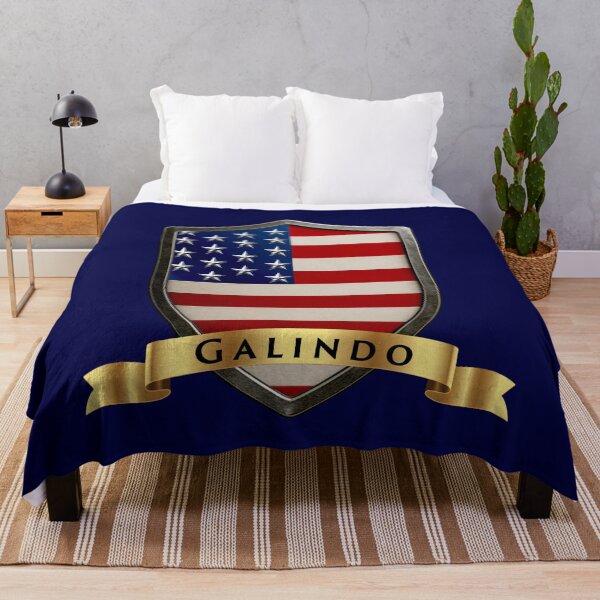 Item preview, Galindo Family USA Shield, Stars & Stripes Crest of Pride designed and sold by Highlandkings.