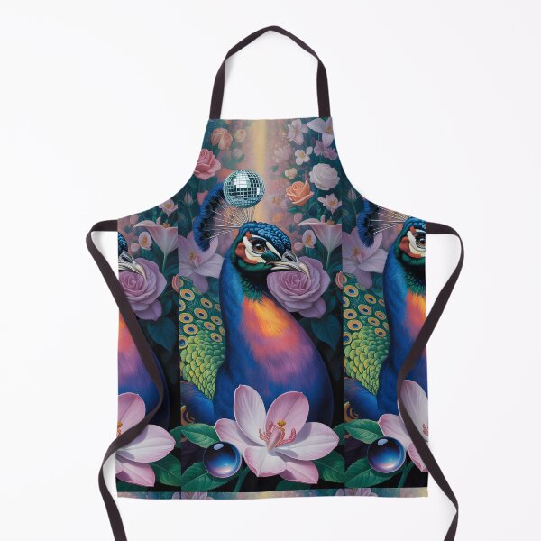 Item preview, Disco Peacock: Enchanting Bloom & Bold Vibrance designed and sold by CanvasCarousel.